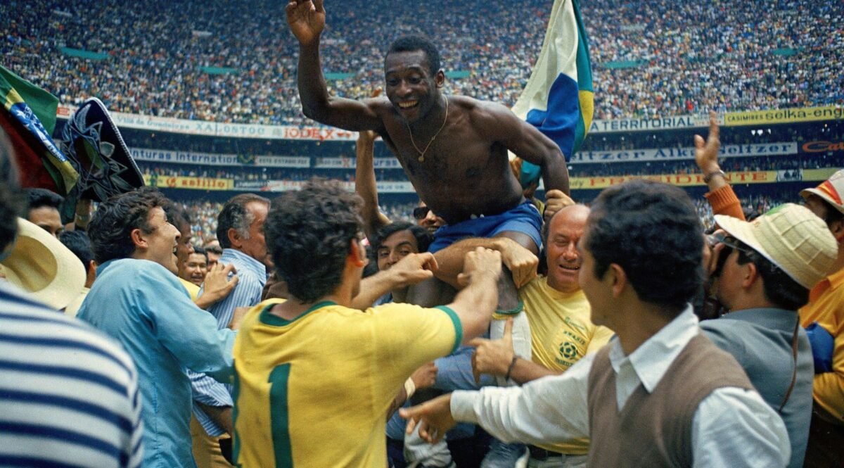 Pele brazil 1970 azteka