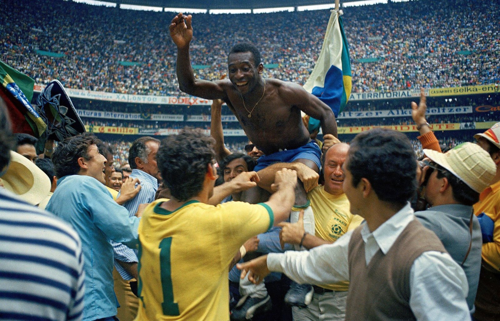 Pele brazil 1970 azteka