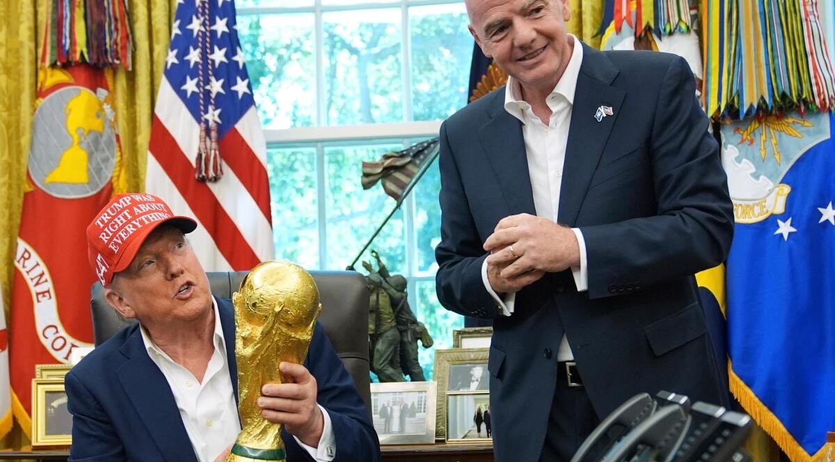 pagkosmio kypello 2026 trump infantino