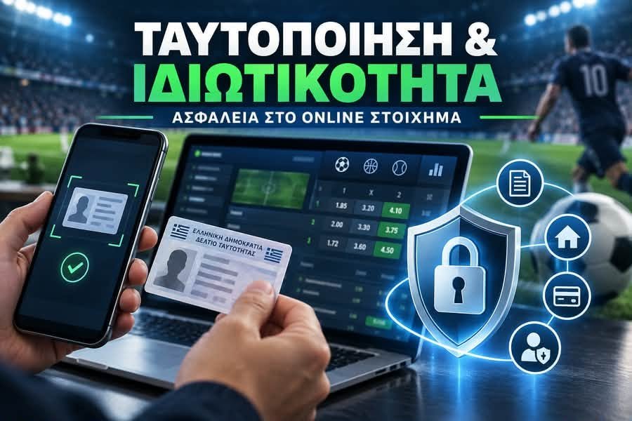 Οι εταιρείες για το στοίχημα προστατεύουν την ιδιωτικότητα του παίκτη με την ταυτοποίηση των στοιχείων του